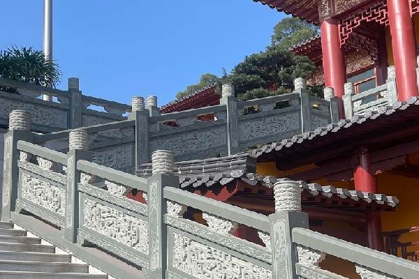 恩施土家族苗族自治州大连仿古石栏杆生产厂家 案例四
